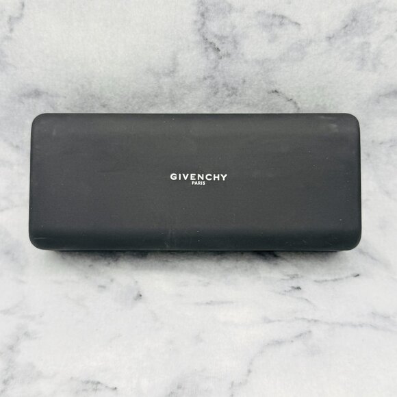 Givenchy Accessories - Givenchy Sunglasses Eyeglasses Case, Black Hard Clamshell ,White Trim
